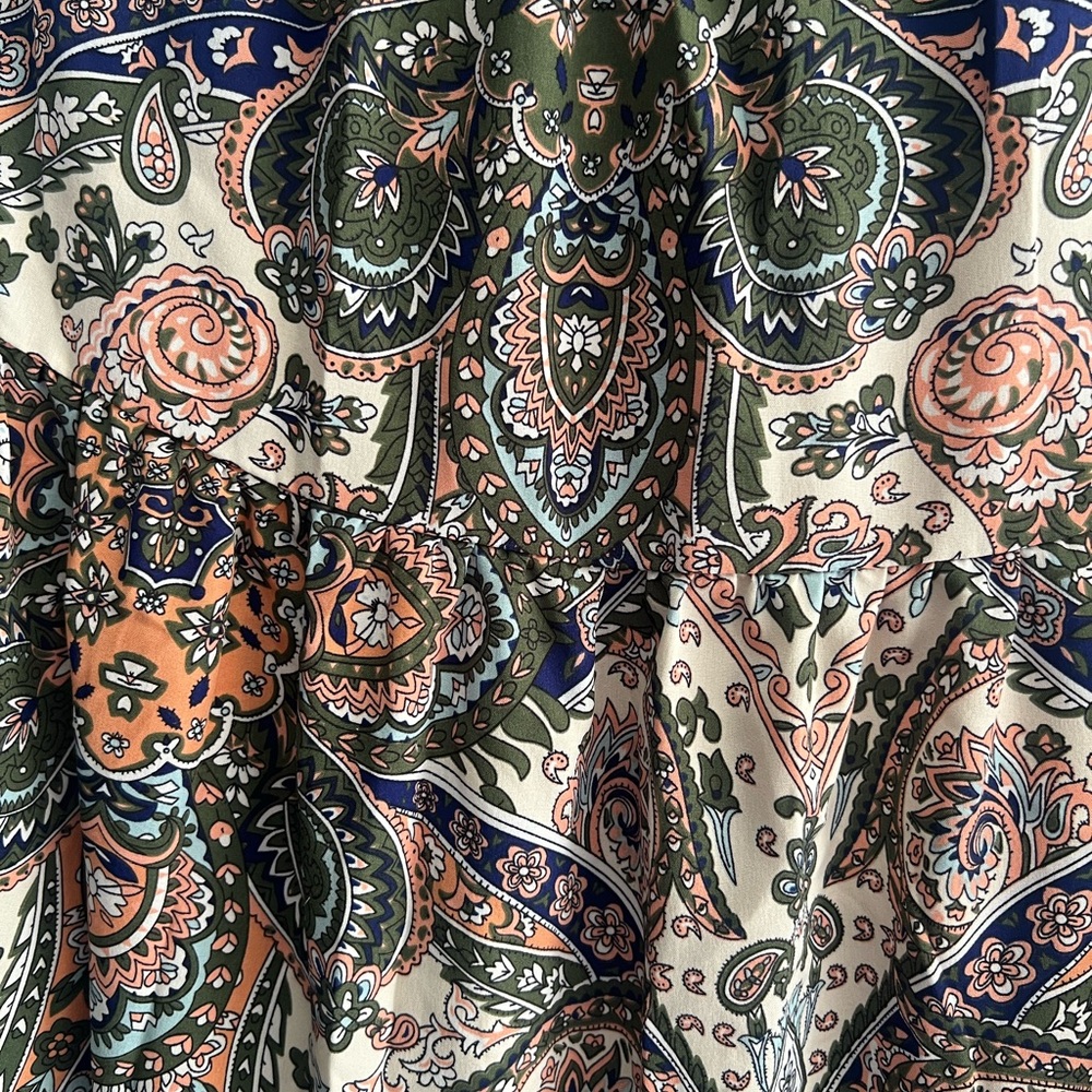 Paisley Print Women's Skirt - Picture 2 of 3